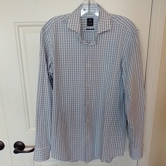 Men's Boss Hugo Boss X Nordstrom button up long sleeve slim fit - size 15.5 neck - Picture 3 of 9